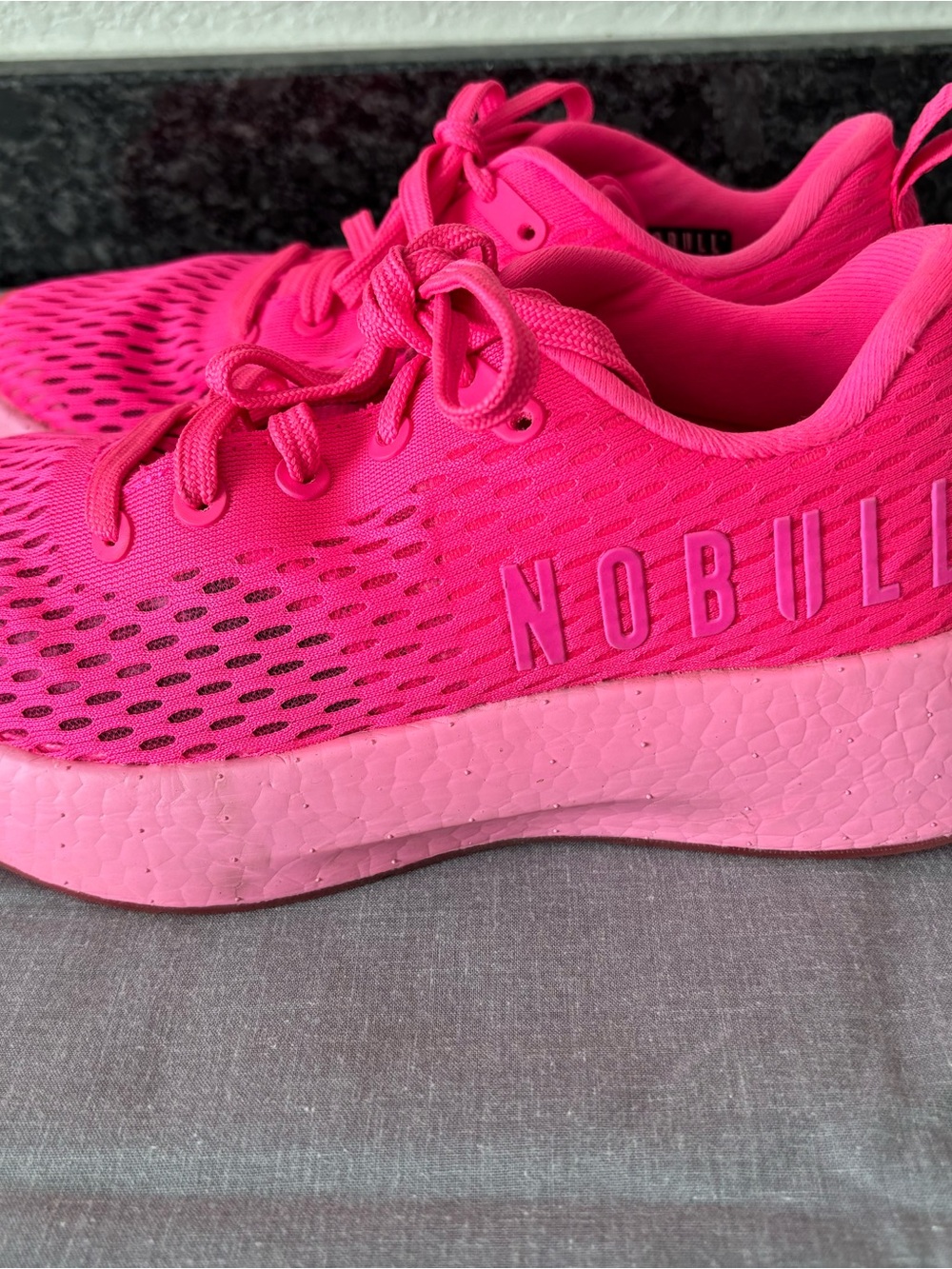 NOBULL Women's Hot Pink Athletic Trainers